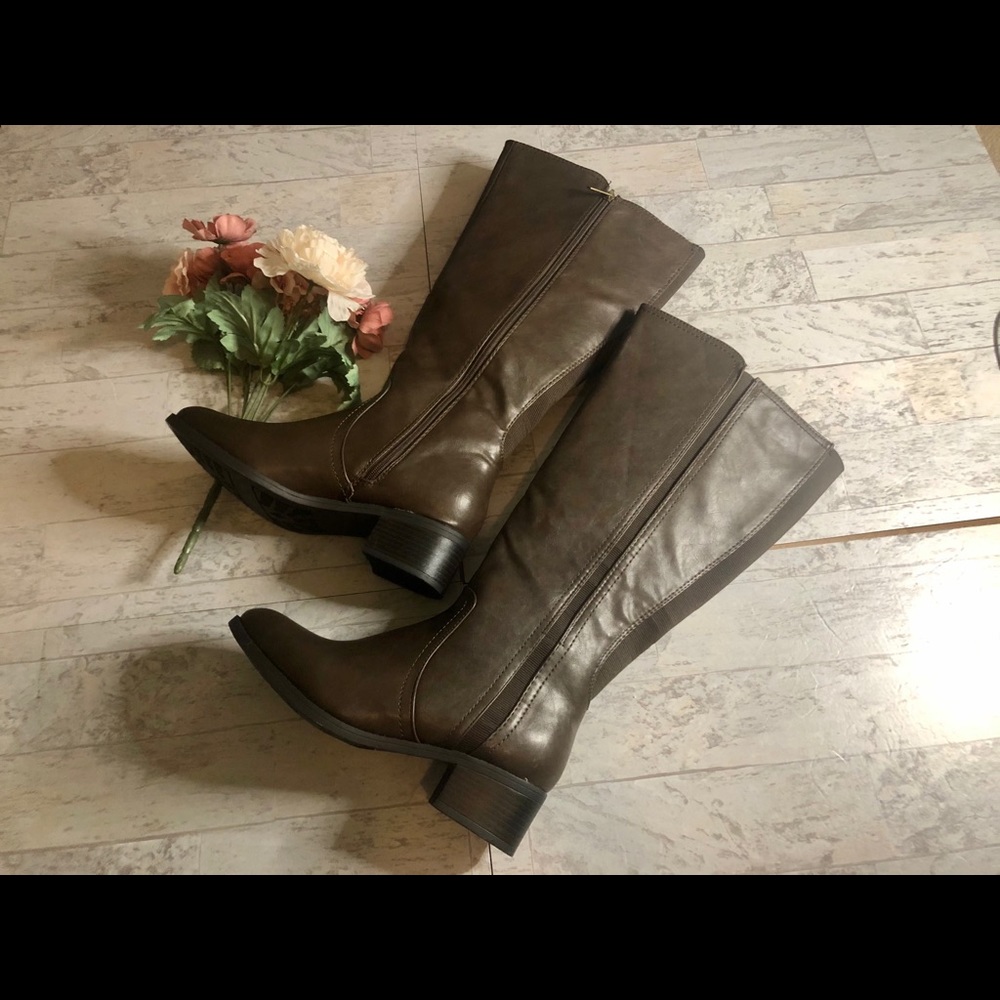 LANE BRYANT Brown Boots